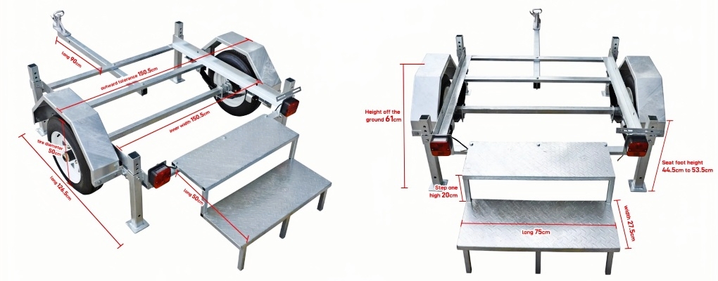 Trailer Portable Toilet