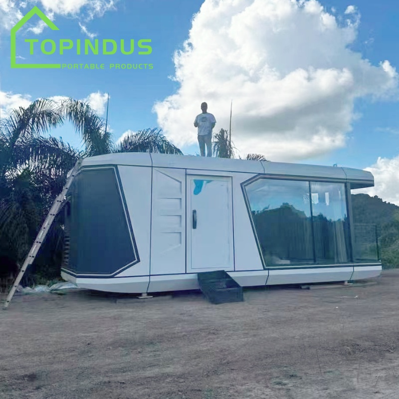 Modular Space Capsule House Application Example: Spanish Customer's Campsite Project Sharing